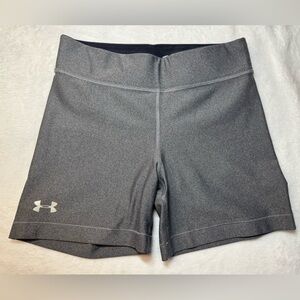 Under Armour Women's Charcoal Gray Athletic Stretch Shorts